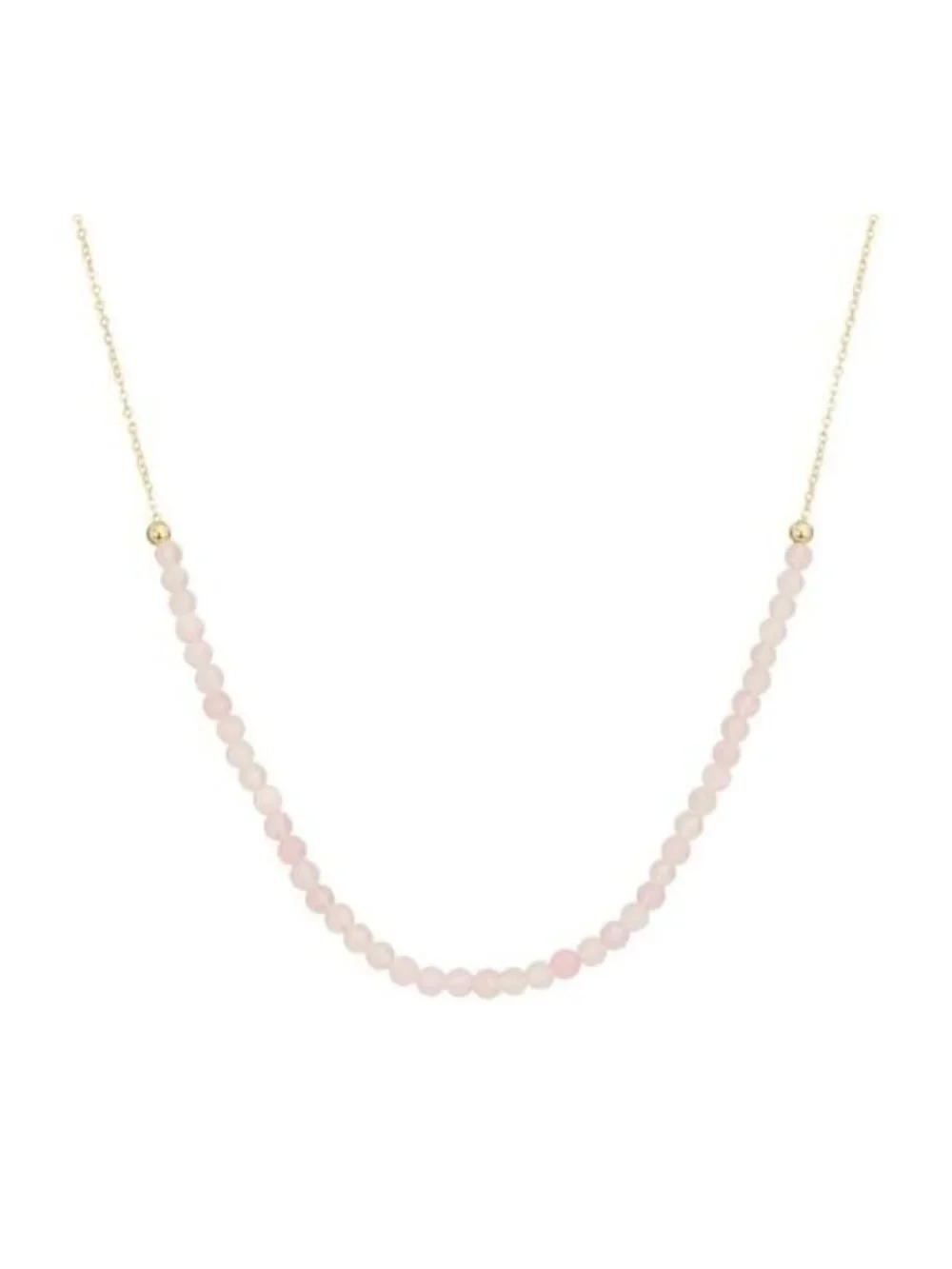 Pink Seed Bead Feminine Necklace